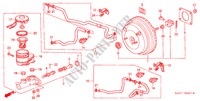 BRAKE MASTER CYLINDER/ MASTER POWER (DIESEL) for Honda ACCORD 2.0TDI 5 Doors 5 speed manual 2000