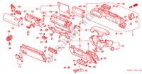 INSTRUMENT PANEL GARNISH (RH) for Honda ACCORD 2.0ILS 5 Doors 5 speed manual 1999