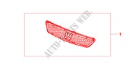 KIT MESH GRILLE TYPE R STYLE for Honda ACCORD 2.0IES 5 Doors 5 speed manual 2000