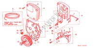 TIMING BELT COVER (DIESEL) for Honda ACCORD 2.0TDI 5 Doors 5 speed manual 2000
