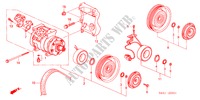 AIR CONDITIONER (COMPRESSOR) (1.8L/2.0L) for Honda ACCORD 1.8IS 5 Doors 5 speed manual 2001