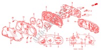 COMBINATION METER COMPONENTS for Honda ACCORD 2.0SE    EXECUTIVE 5 Doors 4 speed automatic 2002