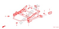 FRONT SEAT COMPONENTS (R.) (2) for Honda ACCORD 1.8IS 5 Doors 5 speed manual 2001