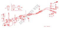 SHIFT LEVER (1.8L/2.0L/2. 3L) for Honda ACCORD 2.3IV 5 Doors 5 speed manual 2001