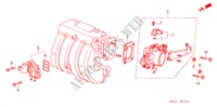 THROTTLE BODY (1.8L/2.0L/2.3L) for Honda ACCORD 2.3IV 5 Doors 5 speed manual 2001