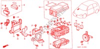 CONTROL UNIT (ENGINE ROOM) for Honda LOGO LOGO 3 Doors full automatic 2000