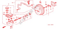 BRAKE MASTER CYLINDER/ MASTER POWER (LH) for Honda CIVIC 1.6ES 4 Doors 5 speed manual 2001