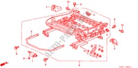 FRONT SEAT COMPONENTS(L.) (2) for Honda CIVIC 1.6ES 4 Doors 5 speed manual 2001