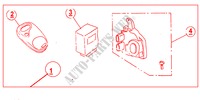 KEYLESS ENTRY(LH) for Honda CIVIC 1.4S 4 Doors 5 speed manual 2001