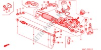 POWER STEERING GEAR BOX (EPS)(LH) for Honda CIVIC 1.6ES 4 Doors 5 speed manual 2001