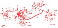 BRAKE LINES (ABS) (LH) (2) for Honda CIVIC EXI 4 Doors 5 speed manual 2004