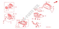 INSTRUMENT PANEL GARNISH (DRIVER SIDE) (LH) for Honda CIVIC HYBRID HYBRID 4 Doors 5 speed manual 2005
