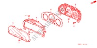 METER COMPONENTS (NS) for Honda CIVIC HYBRID HYBRID 4 Doors 5 speed manual 2003