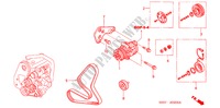 AIR CONDITIONER (COMPRESSOR) (DIESEL) for Honda CIVIC 1.7LS 3 Doors 5 speed manual 2004