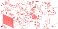 AIR CONDITIONER (HOSES/PI PES) (LH) (1.4L/1.6L) for Honda CIVIC 1.6S 3 Doors 5 speed manual 2001
