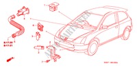 AIR CONDITIONER (SENSOR) for Honda CIVIC 1.6ES 3 Doors 5 speed manual 2002