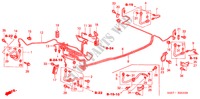 BRAKE LINES (ABS) (LH) (1) for Honda CIVIC 1.6LS 3 Doors 5 speed manual 2003