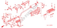 EXHAUST PIPE/SILENCER (1.4L/1.6L) for Honda CIVIC 1.6SE 3 Doors 4 speed automatic 2004