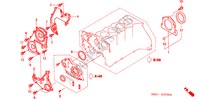 TIMING GEAR CASE/FLYWHEEL  HOUSING (DIESEL) for Honda CIVIC 1.7LS 3 Doors 5 speed manual 2003