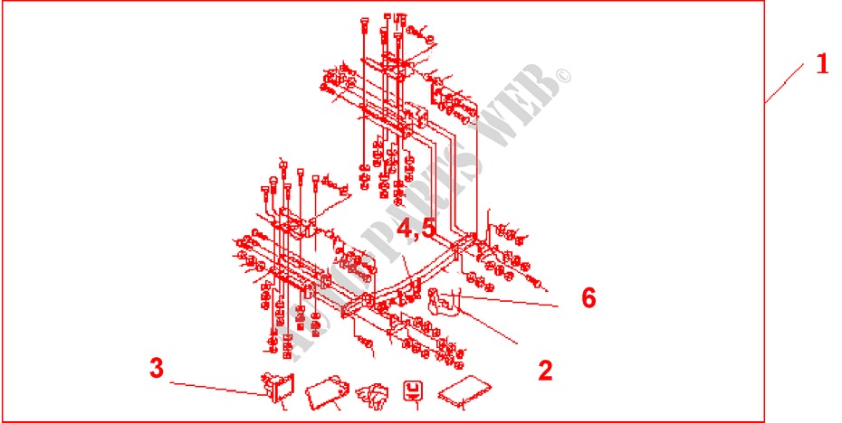 TRAILER HITCH DETACHABLE for Honda CIVIC 1.4B 3 Doors 5 speed manual 2002