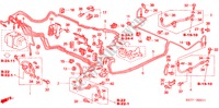 BRAKE LINES (ABS) (LH) (2) for Honda CIVIC 1.7 SPORT 3 Doors 5 speed manual 2005