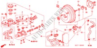 BRAKE MASTER CYLINDER/ MASTER POWER (RH)(DIESEL) for Honda CIVIC 1.7 SE 3 Doors 5 speed manual 2005