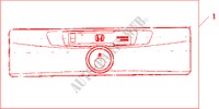 CASSETTE PLAYER for Honda CIVIC 1.4 LS 3 Doors 5 speed manual 2005