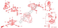 ENGINE MOUNTS (MT) (1.4L/1.6L) for Honda CIVIC 1.4 LS 3 Doors 5 speed manual 2005