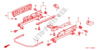 FRONT SEAT COMPONENTS (R.) (RECARO) for Honda CIVIC TYPE R     PREMIUM 3 Doors 6 speed manual 2005