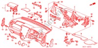 INSTRUMENT PANEL (RH) for Honda CIVIC TYPE R 3 Doors 6 speed manual 2005