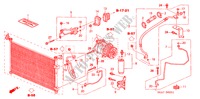 AIR CONDITIONER (HOSES/PI PES)(RH)(1) for Honda CIVIC 1.4S 5 Doors 5 speed manual 2002