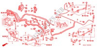 BRAKE LINES (VSA) (LH) (2.0L) for Honda CIVIC 2.0VSA 5 Doors 5 speed manual 2004