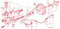 BRAKE MASTER CYLINDER/ MASTER POWER (LH)(VSA) for Honda CIVIC 2.0VSA 5 Doors 5 speed manual 2004