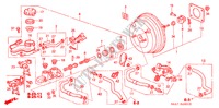 BRAKE MASTER CYLINDER/ MASTER POWER (RH) for Honda CIVIC 1.4SE 5 Doors 4 speed automatic 2001
