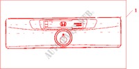 CASSETTE PLAYER for Honda CIVIC 1.6S 5 Doors 5 speed manual 2003