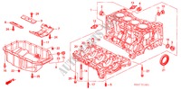 CYLINDER BLOCK/OIL PAN (2.0L) for Honda CIVIC 2.0VSA 5 Doors 5 speed manual 2004