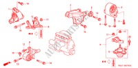 ENGINE MOUNTS (MT) (1.4L/1.5L/1.6L/1.7L) for Honda CIVIC 1.6S 5 Doors 5 speed manual 2003