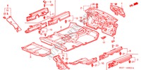 FLOOR MAT for Honda CIVIC 1.6S 5 Doors 5 speed manual 2003
