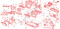 INSTRUMENT PANEL GARNISH (LH)(PASSENGER SIDE) for Honda CIVIC 1.6S 5 Doors 5 speed manual 2003