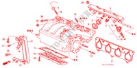 INTAKE MANIFOLD (2.0L) (1) for Honda CIVIC 2.0 5 Doors 5 speed manual 2003