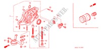 OIL PUMP/OIL STRAINER (1.4L/1.5L/1.6L/1.7L) for Honda CIVIC 1.6S 5 Doors 5 speed manual 2003