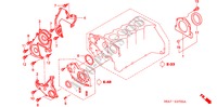 TIMING GEAR CASE/FLYWHEEL  HOUSING (DIESEL) for Honda CIVIC 1.7ES 5 Doors 5 speed manual 2004