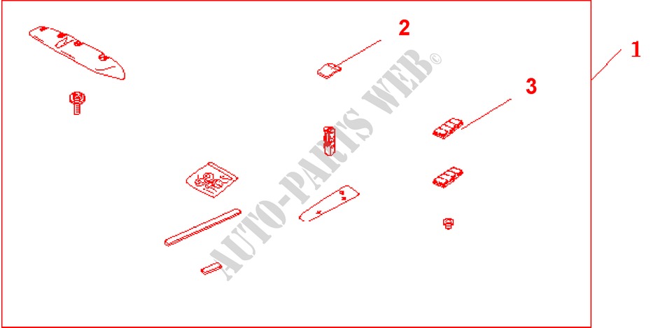 TAIL GATE SP*R81* for Honda CIVIC 1.6LS 5 Doors 5 speed manual 2001
