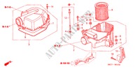AIR CLEANER (2.0L) for Honda CIVIC 2.0VSA 5 Doors 5 speed manual 2005