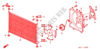 AIR CONDITIONER (CONDENSE R) (1.4L/1.5L/1.6L/1.7L) for Honda CIVIC 1.4S 5 Doors 5 speed manual 2005
