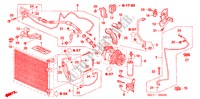 AIR CONDITIONER (HOSES/PI PES) (LH) for Honda CIVIC 1.4LS 5 Doors 5 speed manual 2005