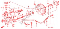 BRAKE MASTER CYLINDER/ MASTER POWER (LH)(VSA) for Honda CIVIC 2.0VSA 5 Doors 5 speed manual 2005