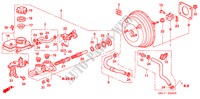 BRAKE MASTER CYLINDER/ MASTER POWER (RH)(VSA) for Honda CIVIC 2.0VSA 5 Doors 5 speed manual 2005