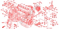 ENGINE MOUNTING BRACKET (1.4L/1.5L/1.6L/1.7L) for Honda CIVIC 1.6SE    EXECUTIVE 5 Doors 5 speed manual 2005