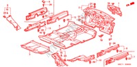 FLOOR MAT for Honda CIVIC 1.6ES 5 Doors 5 speed manual 2005